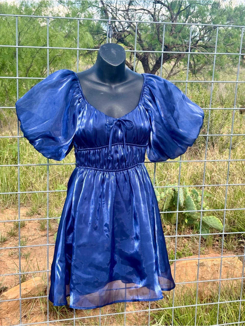 Alison + Kelly Purple Puff Sleeve Mini Dress Deep Purple